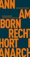 Hermann Amborn: Das Recht als Hort der Anarchie 