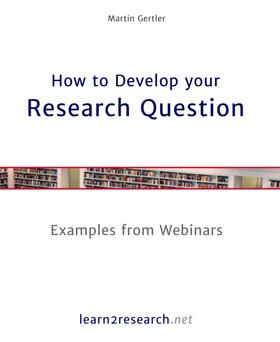 How to Develop your Research Question
