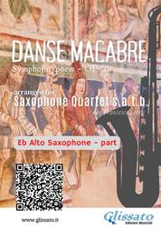 Eb Alto Sax part of "Danse Macabre" for Saxophone Quartet - Symphonic poem - Op. 40