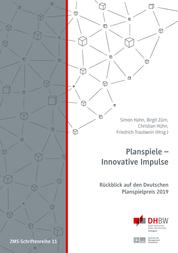 Planspiele - Innovative Impulse - Rückblick auf den Deutschen PLanspielpreis 2019