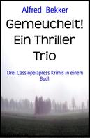 Alfred Bekker: Gemeuchelt! Ein Thriller Trio ★★★
