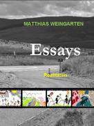 Matthias Sprißler: Essays 