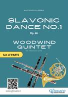 Francesco Leone: Woodwind Quintet: Slavonic Dance no.1 by Dvořák (set of parts) 