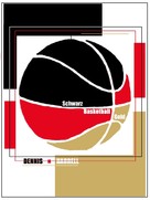 Dennis Harrell: Schwarz Basketball Gold 