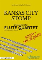 Francesco Leone: Kansas City Stomp - Flute Quartet score & parts 