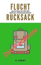 Fluchtrucksack - Die Packliste