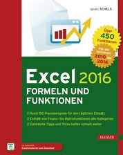 Excel 2016 Formeln und Funktionen - Das Praxisbuch zu Makro und VBA-Programmierung