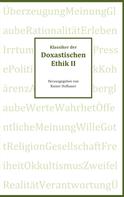 Rainer Hofbauer: Klassiker der Doxastischen Ethik II 