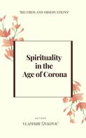 Vladimir Živković: Spirituality in the Age of Corona 