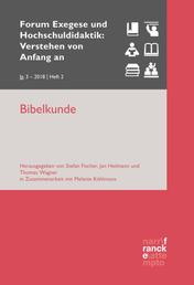 Bibelkunde - VvAa Heft 2 / 3, Jahrgang 2018