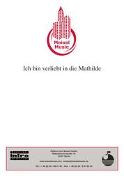 Ich bin verliebt in die Mathilde - Single Songbook