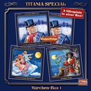 Titania Special, Märchenklassiker, Box 1: Fröhliche Weihnachten, Mr. Scrooge!, Peterchensmondfahrt, Peter Pan