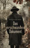 Hedwig Courths-Mahler: Das verschwundene Dokument 