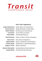 Transit 46. Europäische Revue - Krise Kritik Kapitalismus