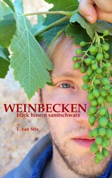 Weinbecken - blick hinein samtschwarz
