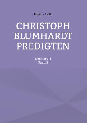 Christoph Blumhardt Predigten