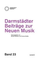 Thomas Schäfer: Darmstädter Beiträge zur neuen Musik 