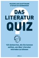 Maximilian Hauptmann: Das Literatur-Quiz ★★★★
