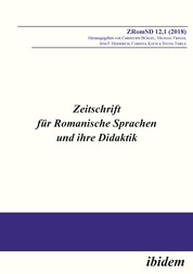 Zeitschrift für Romanische Sprachen und ihre Didaktik - Heft 12.1