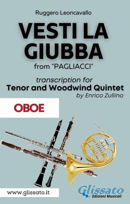 (Oboe part) Vesti la giubba - Tenor & Woodwind Quintet