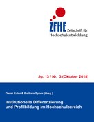 Dieter Euler: Institutionelle Differenzierung und Profilbildung im Hochschulbereich 