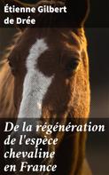 Étienne Gilbert de Drée: De la régénération de l'espèce chevaline en France 