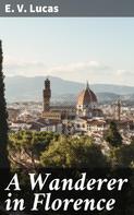 E. V. Lucas: A Wanderer in Florence 