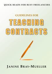 Guidelines for Teaching Contracts - Setting Up Payment Rules from the Outset