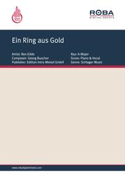 Ein Ring aus Gold - as performed by Rex Gildo, Single Songbook