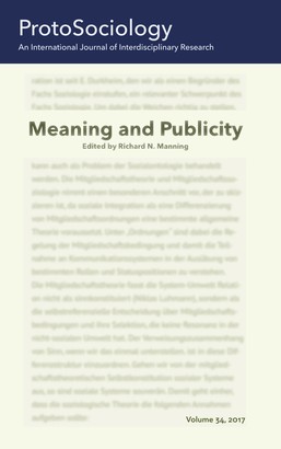 Meaning and Publicity