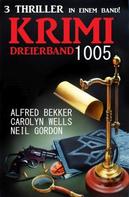 Alfred Bekker: Krimi Dreierband 1005 