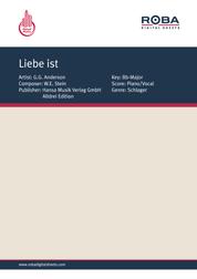 Liebe ist - as performed by G.G. Anderson, Single Songbook