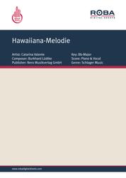 Hawaiiana-Melodie - as performed by Catarina Valente, Single Songbook