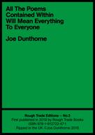 Joe Dunthorne: All The Poems Contained Within Will Mean Everything To Everyone 
