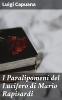 Luigi Capuana: I Paralipomeni del Lucifero di Mario Rapisardi 