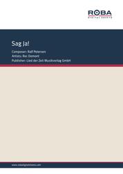 Sag Ja! - Single Songbook; as performed by Rec Demont