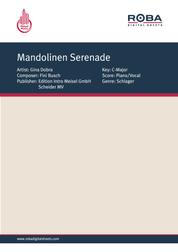 Mandolinen Serenade - as performed by Gina Dobra, Single Songbook