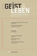 Christoph Benke: Geist & Leben 3/2021 