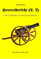 Edlef Köppen: Heeresbericht (2. Teil, 7. Kap.) 