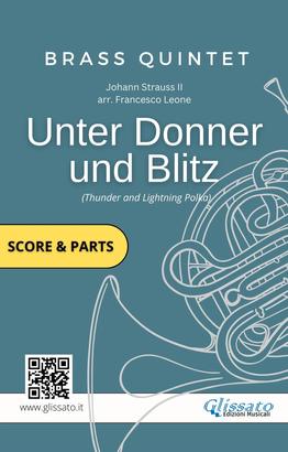 Brass Quintet sheet music: Unter Donner und Blitz (score & parts)