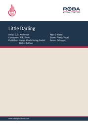 Little Darling - as performed by G.G. Anderson, Single Songbook