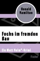 Donald Hamilton: Fuchs im fremden Bau ★★★