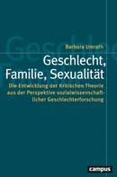 Barbara Umrath: Geschlecht, Familie, Sexualität 