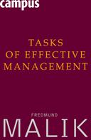 Fredmund Malik: Tasks of Effective Management 