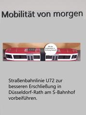 Straßenbahnideen in NRW - Neutrassierung der Linie U72 in Düsseldorf-Rath zum Erreichen des S-Bahnhofs