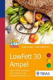 LowFett 30 Ampel - Über 5000 Produkte: Fett, Kalorien und Fettkalorienanteil in %
