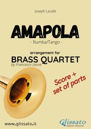 Amapola - Brass Quartet score & parts - rumba/tango