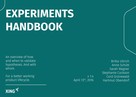 Britta Ullrich: Experiments Handbook 