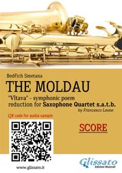 Sax Quartet Score of "The Moldau" - Vltava - symphonic poem