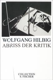 Abriss der Kritik - Frankfurter Poetikvorlesungen